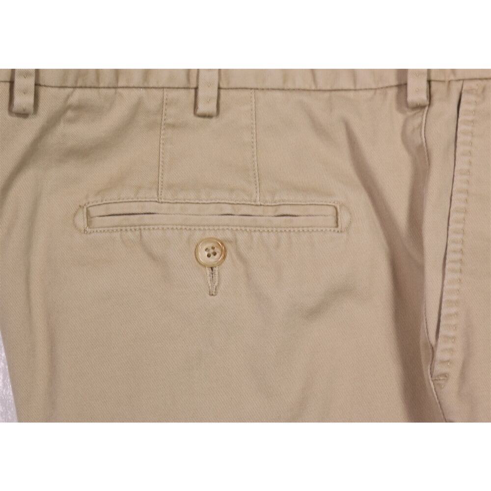 Peter Millar Raleigh Washed Twill Flat Front Cotton Chino Pants 38x31 - Picture 3 of 7